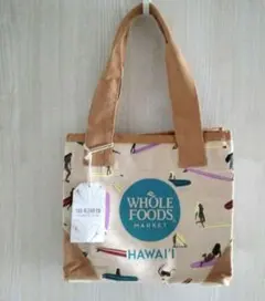 新作【Whole Foods Market】ミニトートバッグ　サーファー柄