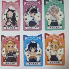 【ナムコ限定特典】鬼滅の刃 クリアシートセット６枚