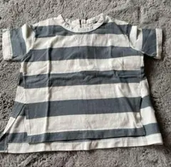 新品【BeneBene ベネベネ】ボーダー Tシャツ ナチュラル 2T