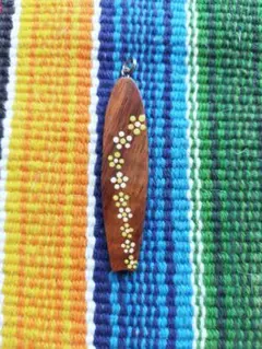 【Hawaii jewelry】ハワイコアウッド・サーフボード型ペンダントトップ