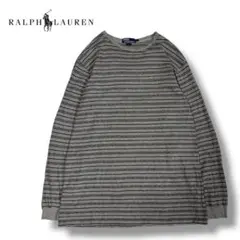 【POLO by Ralph Lauren】ジャガード織り L/Sカットソー
