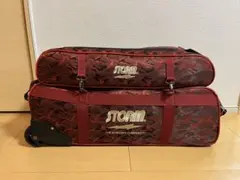 【美品】STORM 3ボールツアーキャリーバッグ 迷彩柄