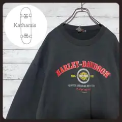 【USA製】ハーレーダビッドソン プリントロゴ スウェット