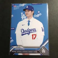 大谷翔平 2023 Topps Now ドジャース入団会見 OS-23
