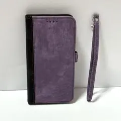 ★ Google Pixel 6a ケース 手帳型 ストラップ付き パープル