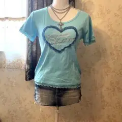 y2k 姫ギャル　バレンチノtシャツ♡