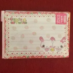 平成レトロ　メモ帳　キャンディツインズ