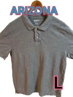 ARIZONA グレー ポロシャツ Lサイズ