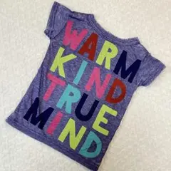 ★新品FOKIDS　カラフル半袖 Tシャツ パープル紫　薄手　保育園夏物まとめ