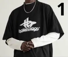 BALENCIAGA 23AW LAYERED SPORTS LOGO TEE