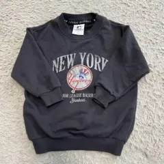 New York Yankees トレーナー 90サイズ ダークグレー