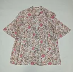 I am I in fact...リバティスタンドカラーブラウス