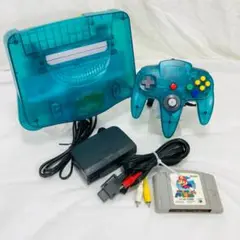 動作品 すぐに遊べるセット 任天堂 ニンテンドー64 本体 コントローラー