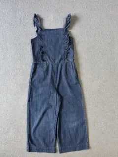 【GAP】フリル付オーバーオール　130㎝