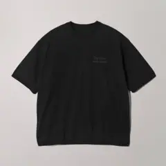 Short sleeve hem rib tee ennoy black M