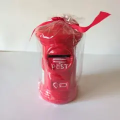元気！ポスト貯金箱 陶器製　赤　新品未使用