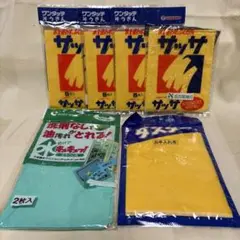 キンチョー　サッサ　4袋（計18枚）　その他お掃除用クロス2袋