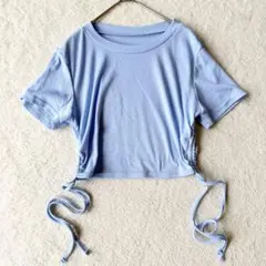 グレイルGRL サイドドロスト ショート丈 Tシャツ y2k ミニ F 美品