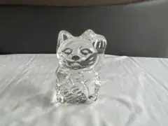 ガラスの招き猫
