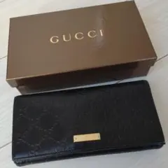 GUCCI 長財布 ジャンク 箱付き チェーンなし