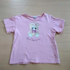 any FAM KIDS　ミラクルスパンコール 半袖 Tシャツ　130