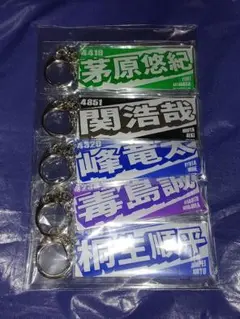 ボートレース　アクリルキーホルダー　5個セット　毒島誠　峰竜太　茅原悠紀