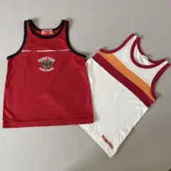 ノースリーブタンクトップ2枚セット 110cm