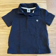 プチバトー Petit Bateau ベビー ポロシャツ 95サイズ ネイビー