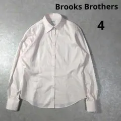 Brooks Brothers　長袖ワイシャツ　薄いPINK　オフィス　4