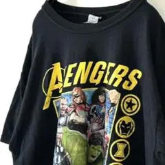 アベンジャーズ AVENGERSハルク Tシャツ L ブラック 黒 古着