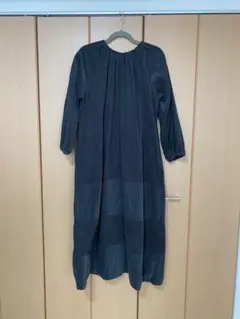studio CLIP ダークグレー ロングワンピース