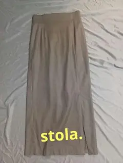 stola. カーキカラー ペンシルタイトスカート 38