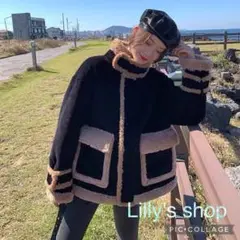 秋冬コーデ❤️ボアジャケット レディース コート アウター