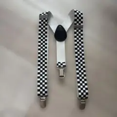 （値下げしました）チェッカーパターン サスペンダー 子供用