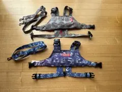 リッチェルベルト迷子防止ハーネス スヌーピー柄と水玉模様二つセット