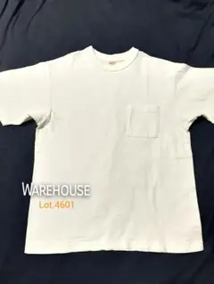 WAREHOUSE ウエアハウス　半袖ポケットTシャツ　Lot4601　オフ　L