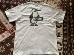 CHUMS ホワイト Tシャツ ペンギンロゴ