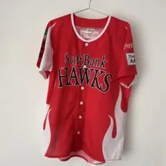 SoftBank Hawks ユニフォーム Lサイズ レッド