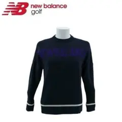 New Balance Golf ロゴ クルーネック ニット 1■0901J