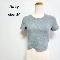 【夏物最終価格】Dazy☆　Tシャツ　バック開き　ショート丈　M