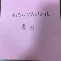 めろんぱんな様 専用