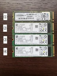 M.2 SSD（Type2280）256GB 4枚セット