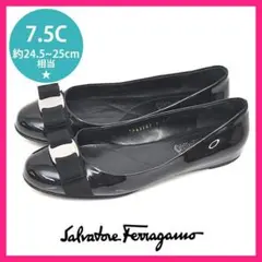 美品❤️フェラガモ ヴァラリボン バレエシューズ 7.5C(約24.5-25cm