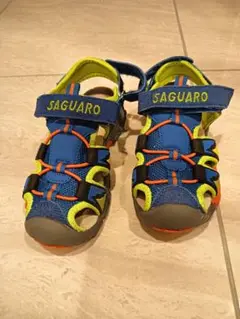 値下げしました！ SAGUARO サンダル 29サイズ 青/黄 19センチ