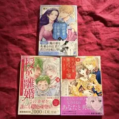 婚約破棄を免れた公爵令嬢は、夫の愛を信じられない 他2冊