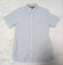 TOMMY HILFIGER　ストライプシャツ　100%コットン　ボタンダウン