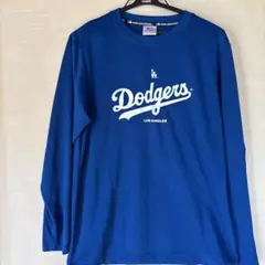 Dodgers 長袖Tシャツ Lサイズ 青