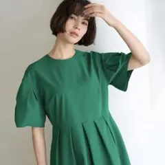 UNFILO 2025SS ワンピース M グリーン