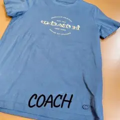 『美品』COACH ブルー Tシャツ一点物♡早い物勝ち