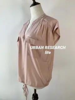 URBAN RESEARCH ポケット付きスキッパーブラウス